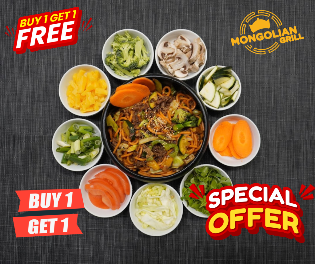 Mongolian Grill in Burbank CA - BOGO offer!