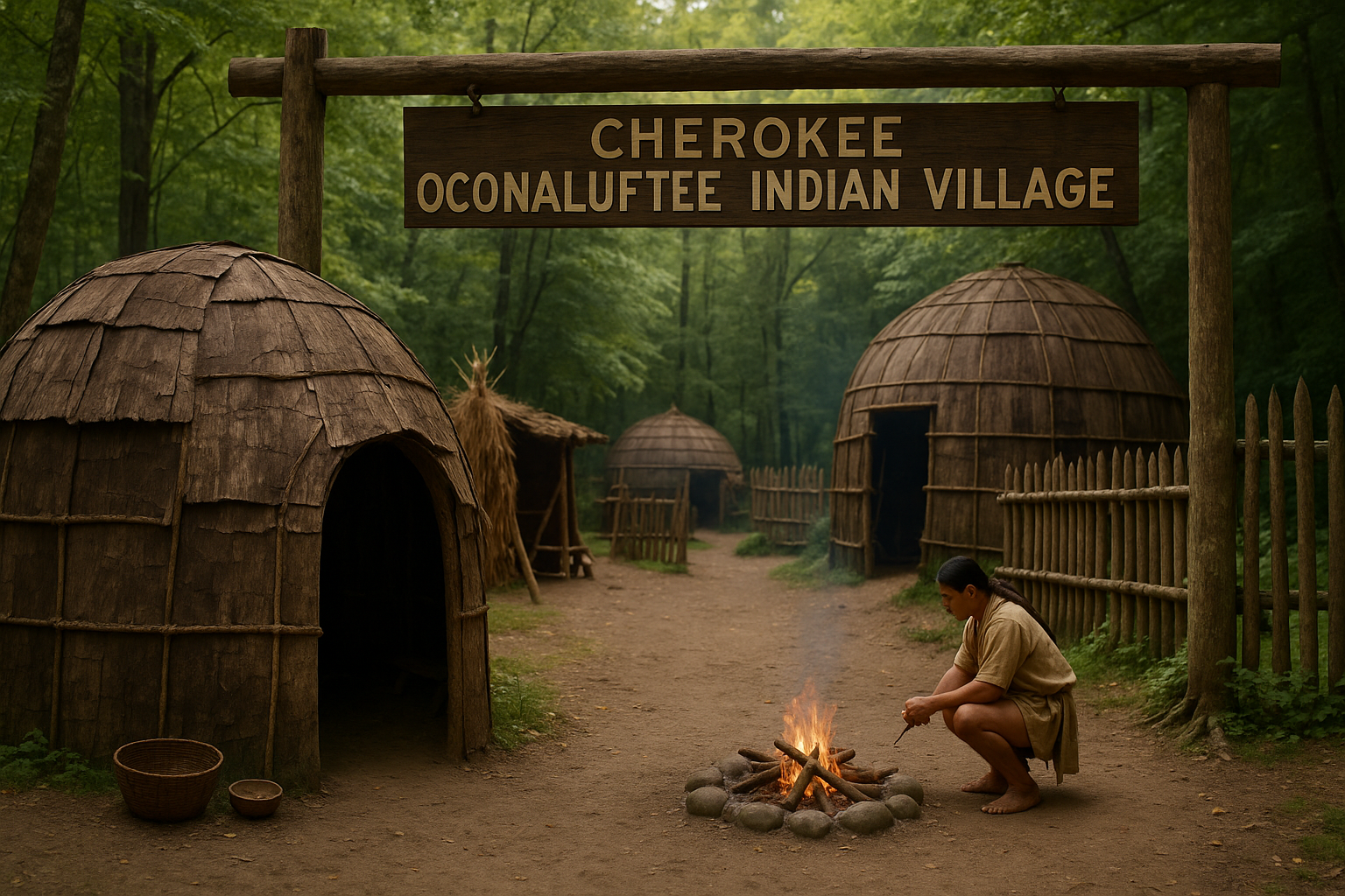 Cherokee Oconaluftee Village