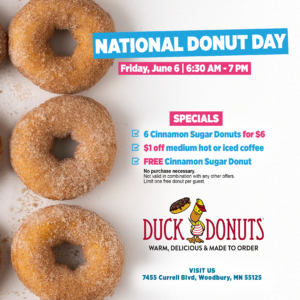 Top 5 Donut Shops to Celebrate National Donut Day 2025 in Woodbury, MN