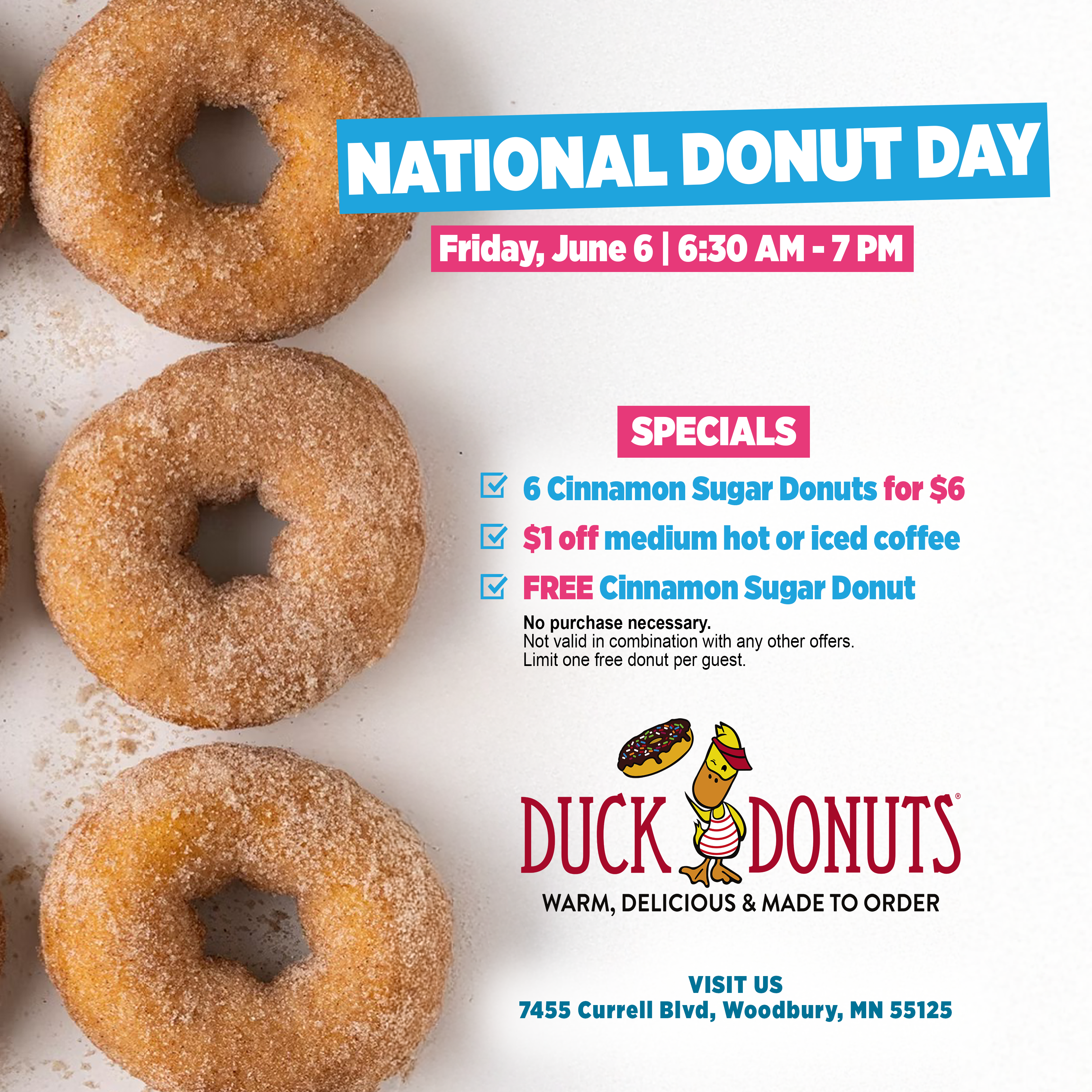 Top 5 Donut Shops to Celebrate National Donut Day 2025 in Woodbury, MN