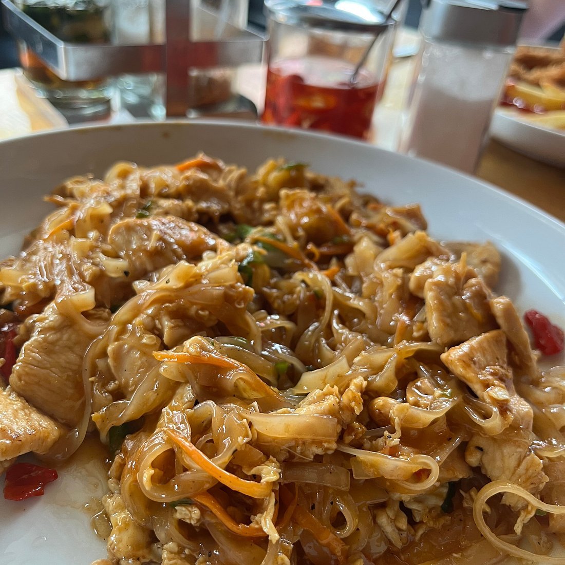 Glass Noodle with Tofu and Pork at ANDAMAN Thai food & Seafood restaurant