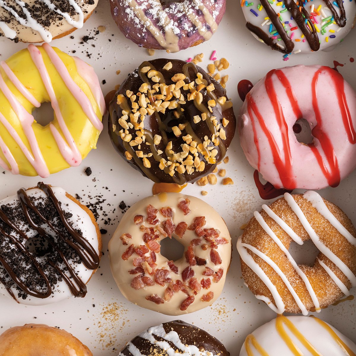 Wide variety of fresh Duck Donuts